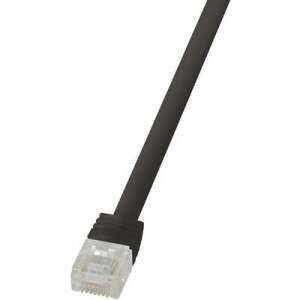 LogiLink CF2073U CAT6 U/UTP RJ45 Netzwerkkabel, 5m, Schwarz - Logilink