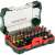 Metabo 32 piece bit set with color-coded screw heads, 626700000