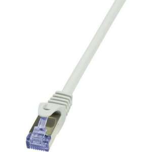 Cablu de rețea LogiLink CAT 6A S/FTP, conector RJ45, 5 metri, gri - Cabluri patch