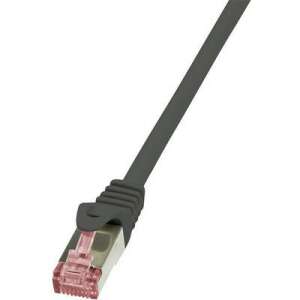 LogiLink CAT6 S/FTP RJ45 Sieťový kábel, 0.25m, Čierny - FTP káble