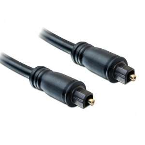 Delock DL82888 Toslink optical audio cable, 2 meters, black - Optical Cable