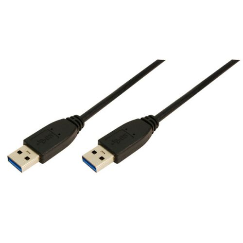 Fekete LogiLink CU0040 USB 3.0 kábel 3m - Kábel