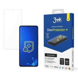 3mk SilverProtection+ screen protector for Poco F5 Pro, antimicrobial, 400% stronger, kills 99% of germs - 3MK Screen Protector
