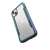 Raptic Shield Case for iPhone 14, clear back, black frame, iridescent accents, 360 degree protection