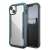 Raptic Shield Case for iPhone 14, clear back, black frame, iridescent accents, 360 degree protection