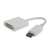 Gembird Cablexpert DisplayPort - DVI adapter, fehér, A-DPM-DVIF-002-W