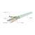 Secțiune transversală a cablului Gembird Cablexpert UTP Cat6 neecranat, prezentând structura internă