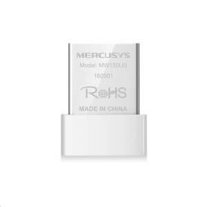 Bezdrôtový Nano USB adaptér Mercusys MW150US N150, biely, pohľad spredu - Mercusys