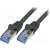 LogiLink 10G S/FTP PIMF PrimeLine patch cable CAT6A 0.25m black (CQ3013S)