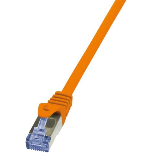 LogiLink 10G S/FTP PIMF PrimeLine patch cable CAT6A 2m orange (CQ3058S)