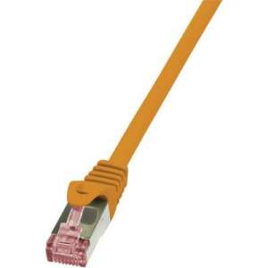 LogiLink CAT6 S/FTP RJ45 Пач кабел, 0.25m, Оранжев - Logilink