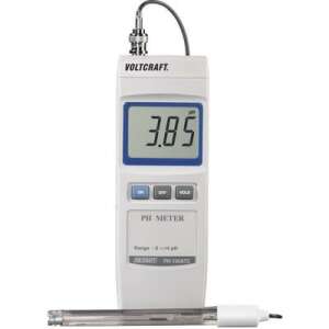 Digitális ipari folyadék PH mérő 0 - 14 pH Voltcraft pH-100 ATC 65574969 