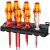 Wera VDE 7-piece screwdriver set with rack