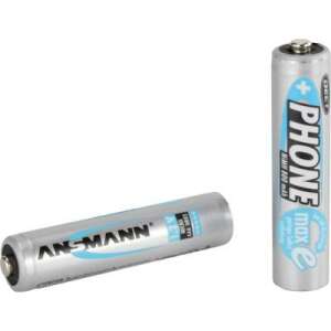 Ansmann DECT maxE PHONE újratölthető AAA NiMH akkumulátorok, 800 mAh, 2 db-os csomag - Ansmann