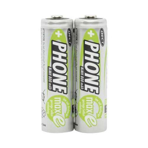 Ansmann DECT maxE PHONE újratölthető elemek, 2 db-os csomag, AA méret, 800 mAh, NiMH