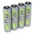 Ceruza akku AA, NiMH, 1,2V 1300 mAh, 4 db, Ansmann maxE LR06, AA, LR6, AAB4E, AM3, 815, E91, LR6N 65575146