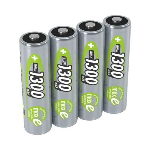Ansmann maxE AA újratölthető elemek, 1,2V 1300mAh, 4 db-os csomag
