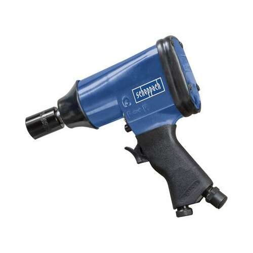 Scheppach pneumatikus ütvecsavarozó, 312 Nm nyomaték, 1/2" négyszög befogó, kék és fekete