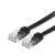 Roline VALUE UTP patch kábel CAT6 lapos 1m fekete, hálózati kábel, ethernet kábel, RJ45 csatlakozó