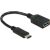 Delock 65634 USB typu C (USB-C) męski &gt; USB typu A żeński 15 cm czarny 65576451