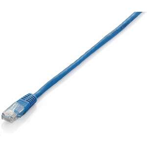 Equip 625437 U/UTP patch cable, CAT6, blue, 0.5m - Equip