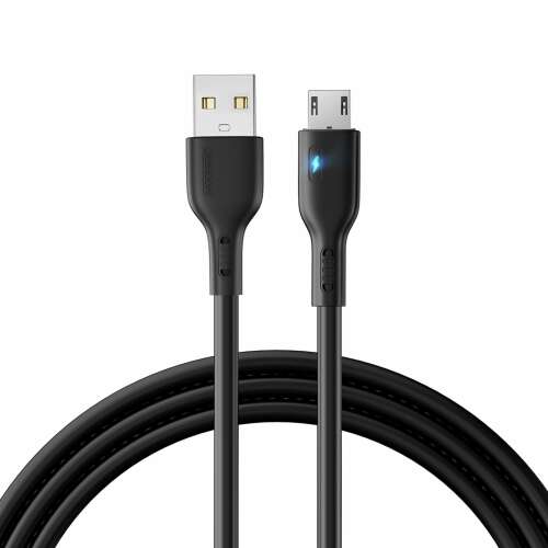 Joyroom S-UM018A13 2m fekete USB - micro USB kábel, gyors töltés, adatátvitel