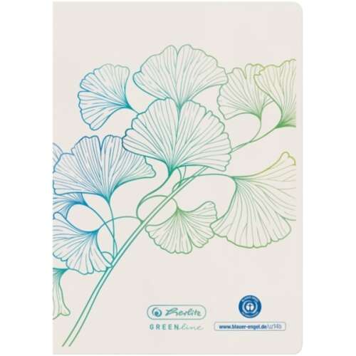 Herlitz GREENline Ginkgo A6 32lapos vonalas füzet 65593435
