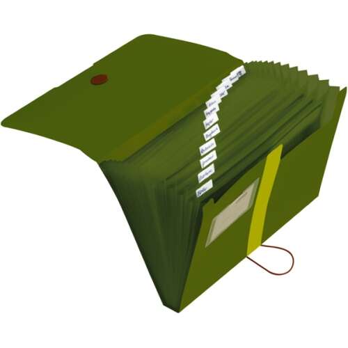 Herlitz easy orga to go GREEN grün PP A4 Ordner mit Fächern