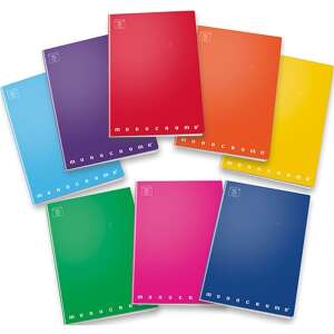 Sortiment von 8 Monochrom A4-Linienheften mit verschiedenen Farbumschlägen - Schreibwaren & Schreibmaterial