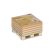 StickN KraftCube 76x76mm 400-sheet recycled colored self-adhesive notepad 65593877