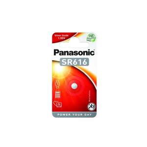 Panasonic SR616 1,55V ezüst-oxid elem, 1 db - Panasonic