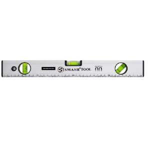 50cm magnetic aluminum alloy level with 3 bubble vials for horizontal, 90 and 45 degree angles - Spirit Level