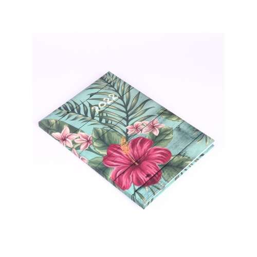 Realsystem 2024 weekly planner with tropical design