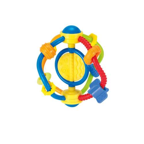 Tekerd és csavard rágóka, colorful baby teether toy for developing fine motor skills