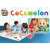 Cocomelon 60 piece maxi floor puzzle, double-sided, featuring the characters from the Cocomelon show, kids playing with the puzzle