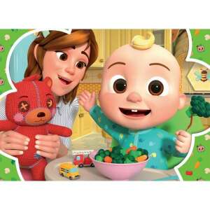 Puzzle maxi Cocomelon cu 60 de piese, cu două fețe, cu personajele din emisiunea Cocomelon - Lisciani Puzzle