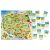 Castorland 100 darabos Lengyelország Térkép Puzzle kirakva
