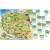 Castorland 100 darabos oktatási puzzle Lengyelország térképéről, 28 további puzzle darabbal nevezetességekkel