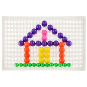 Alexander Magic Mosaics 600 peg board mosaic toy, house design - ALEXANDER