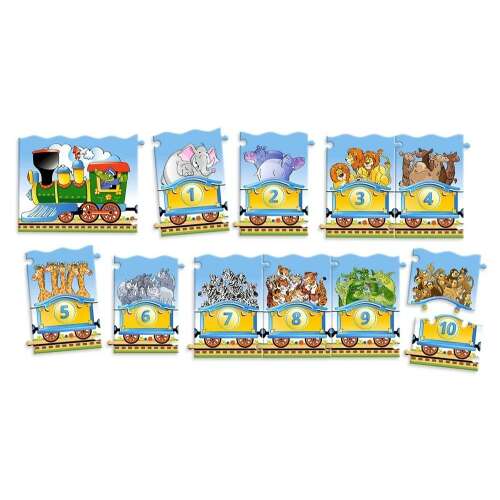 Castorland Train - 13db-os puzzle gyermekeknek, Többszínű 65619353 - Puzzle