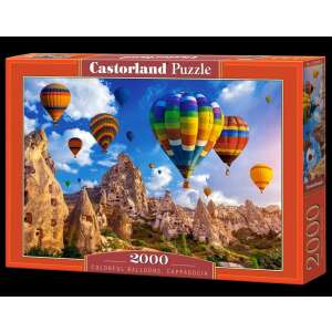 Puzzle Castorland Farebné balóny, Kappadokia 2000 dielikov - Castorland Puzzle