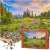 Castorland Blossoms of Morning 2000 darabos puzzle doboz az összerakott puzzle-vel