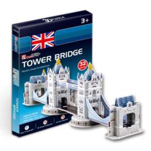 Puzzle 3D Mini Tower Bridge din 32 piese CubicFun