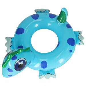 KX4926 - Dinosaurier aufblasbarer schwimmender Gummi, 50cm, blau 65621126 Schwimmreifen für Kinder