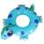 Blue dinosaur inflatable swim ring for kids, 50cm
