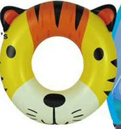 KX4919 - Tiger floating rubber, 80cm, Multicoloured