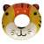 Tiger-shaped inflatable swim ring for kids, 80cm diameter