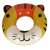 Tiger-shaped inflatable swim ring for kids, 80cm diameter