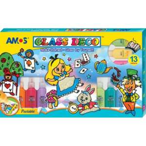 Amos Üvegfesték készlet 13db