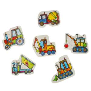 Alexander Construction Machinery - puzzle kisgyermekeknek, Többszínű